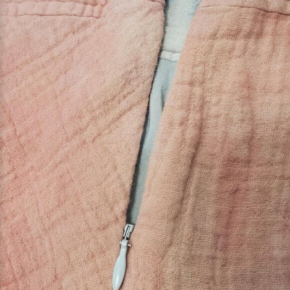 Free People Gauze Tie Dyed Mini Skirt with Tied Belt - Picture 5 of 7